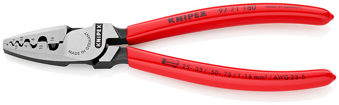 KNIPEX KRUMPTÖNG 180MM
