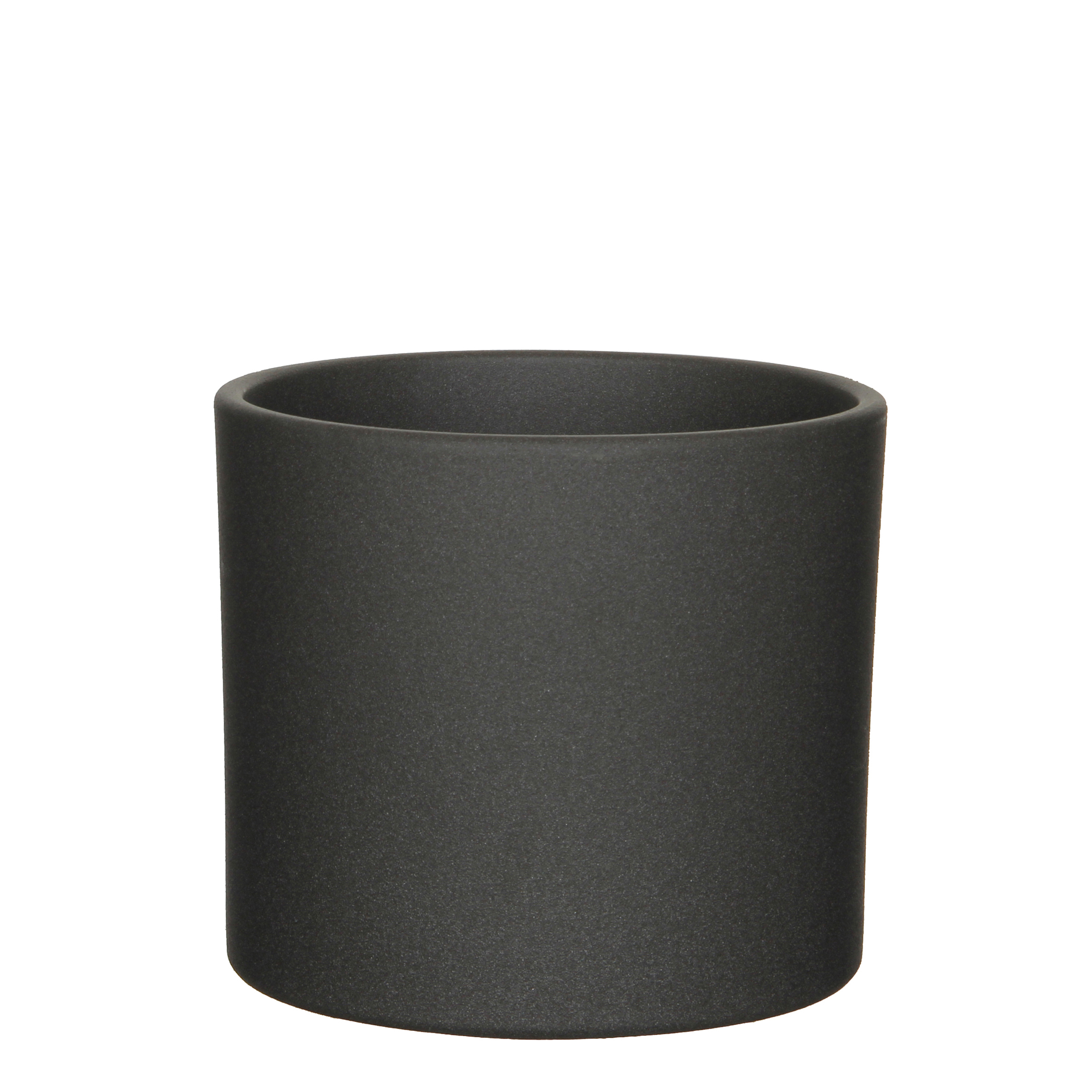 Pottur Era mattur dökkgrár H14,5*D17,5cm