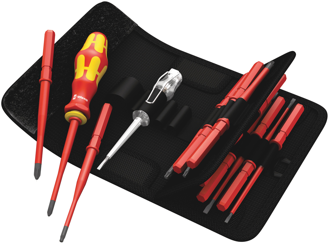 SKRÚFJÁRNASETT WERA Kraftform Kompakt VDE 16stk