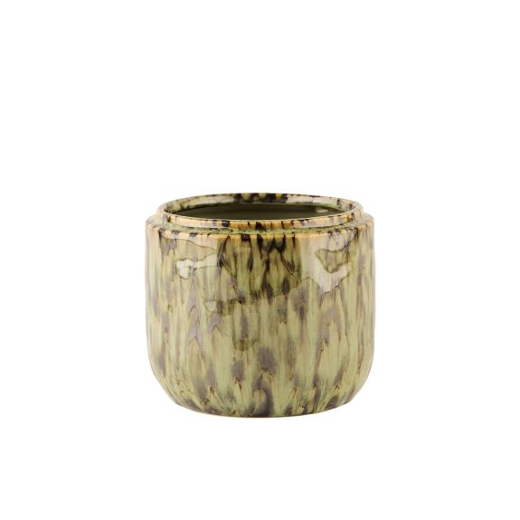 Pottur Flame 15*18cm græn