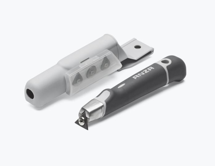 Anza karbít þríhyrningsskrapa með hulstri