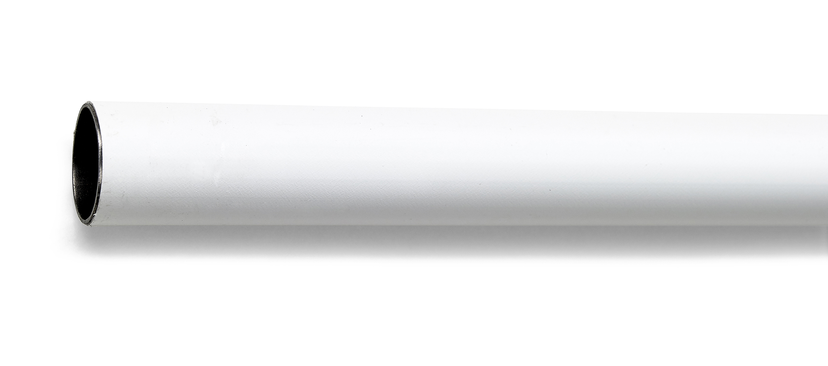 Fataslá plasthúðað rör hvítt 25mm lengd 100 cm Habo