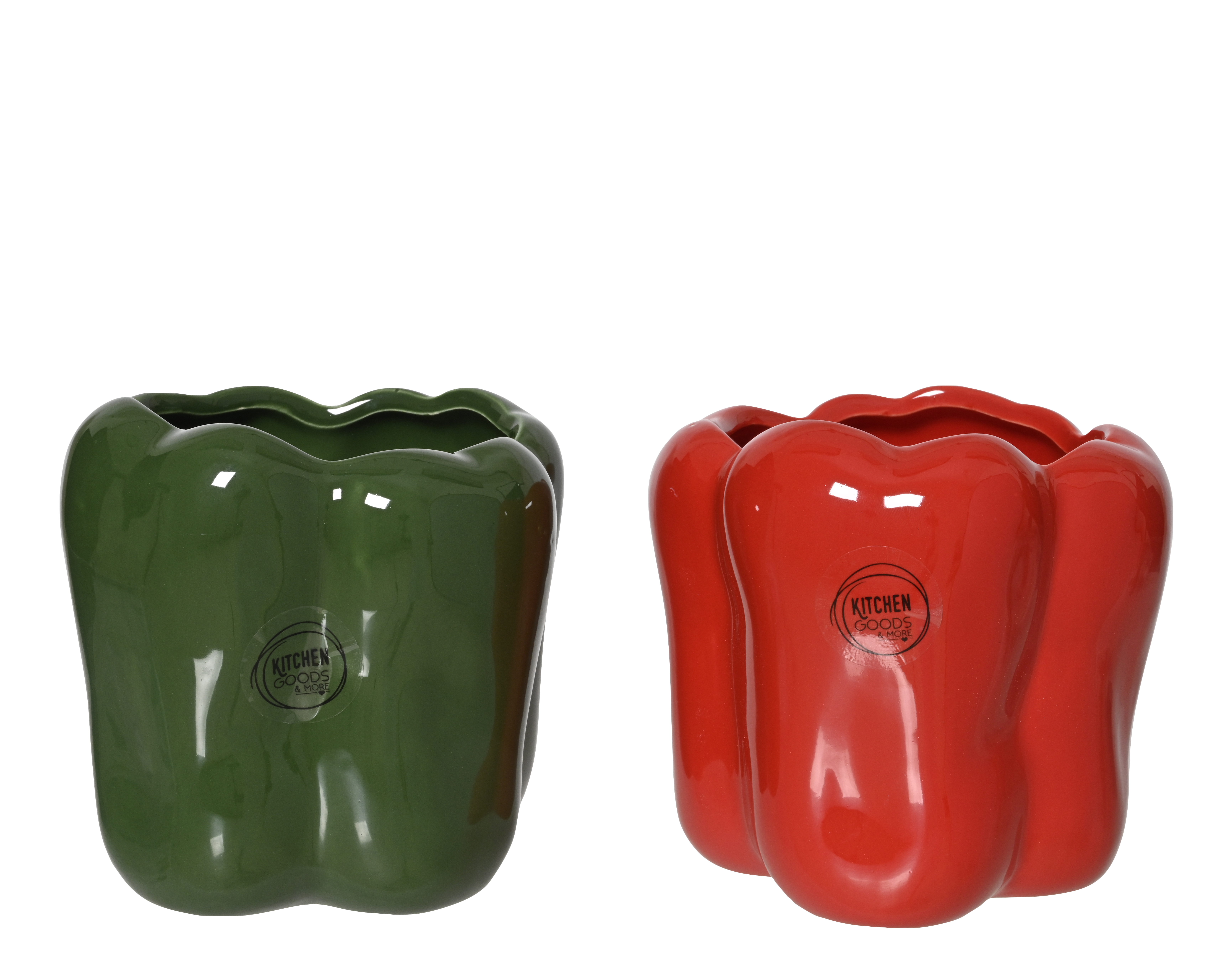 Pottur paprika 12*12*h12cm 2 litir
