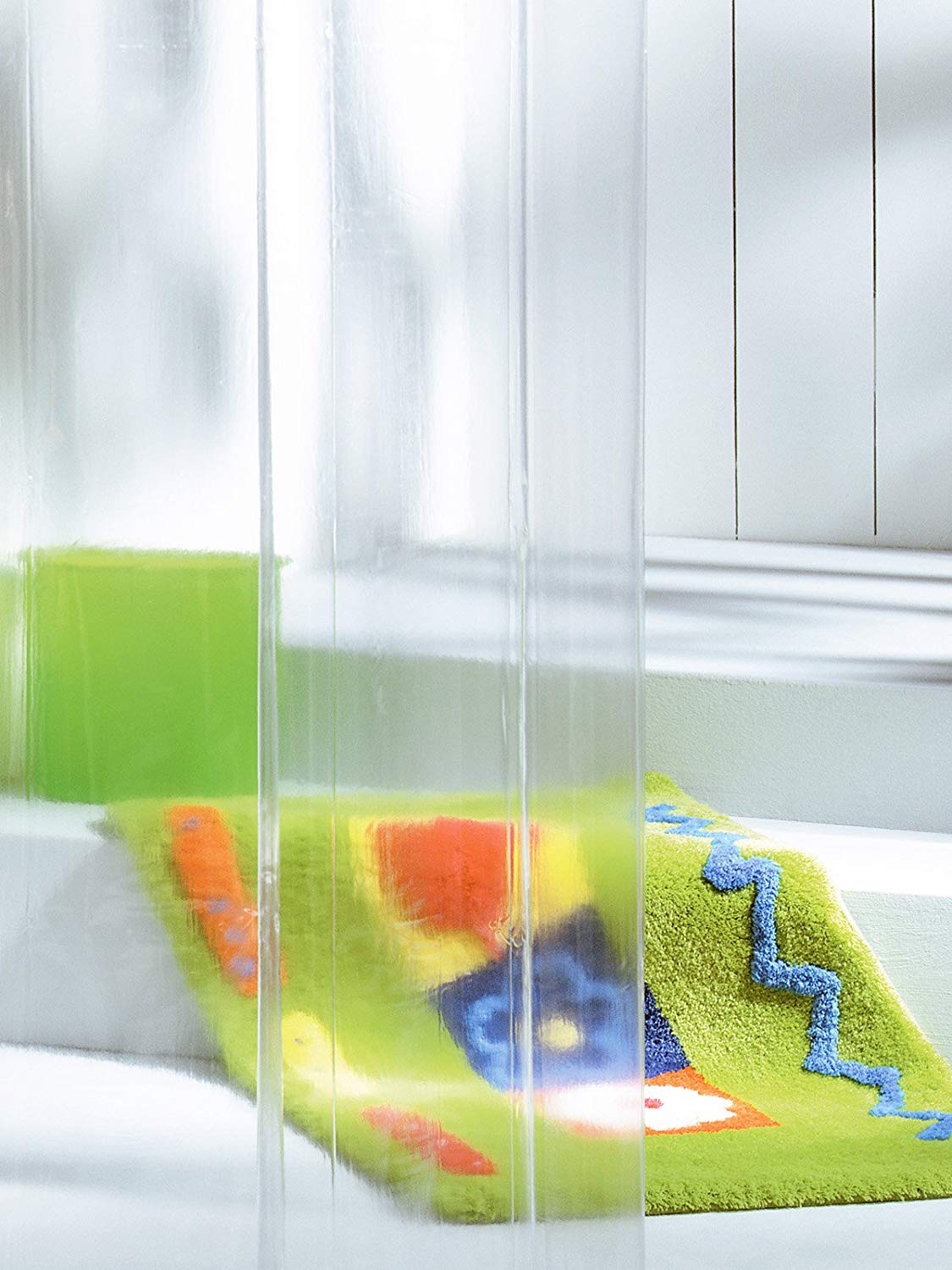 Baðhengi Clear 180X200 glært