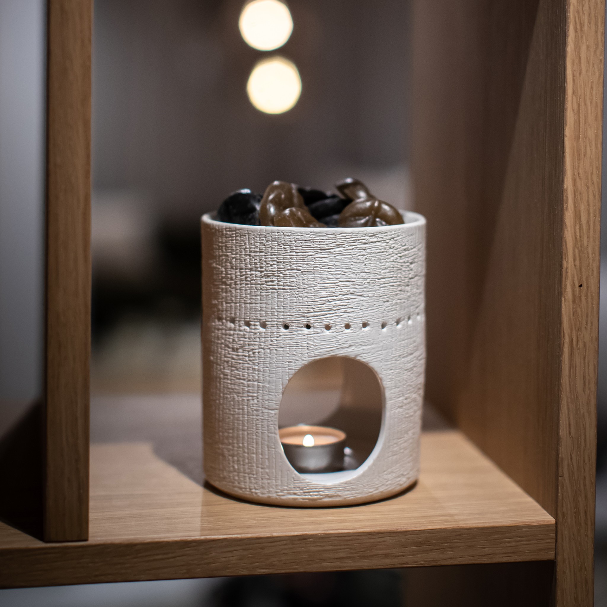 Ilmbrennari Fossil White 13*11*11cm