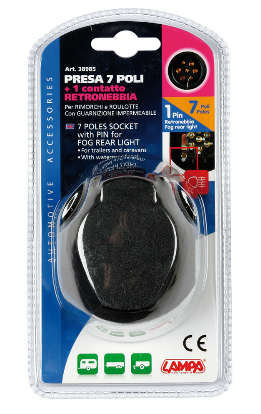 Tengivagnatengi 12V 7 póla hún