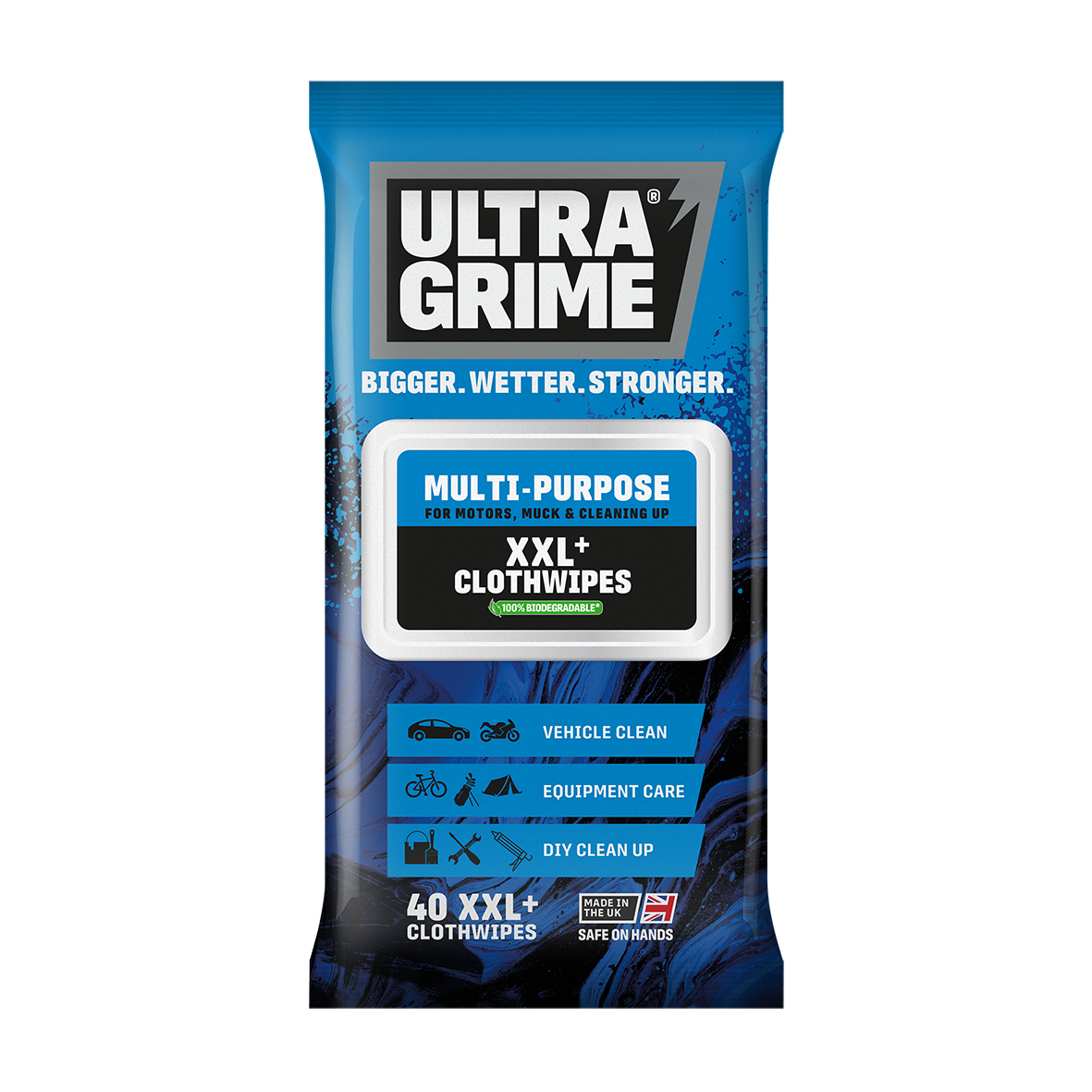 Hreinsiklútar Ultragrime Multi purpose 40 klútar