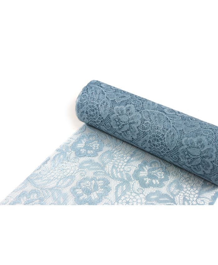 Efni Sizo Lace blátt 30cm*5m.