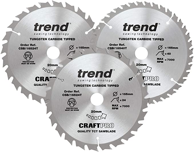 Hjólsagarblað 165MM 3stk CSB/165/3PK/C