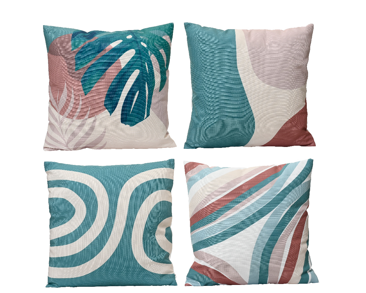 Púði úti 4 munstur 45*45*h4cm