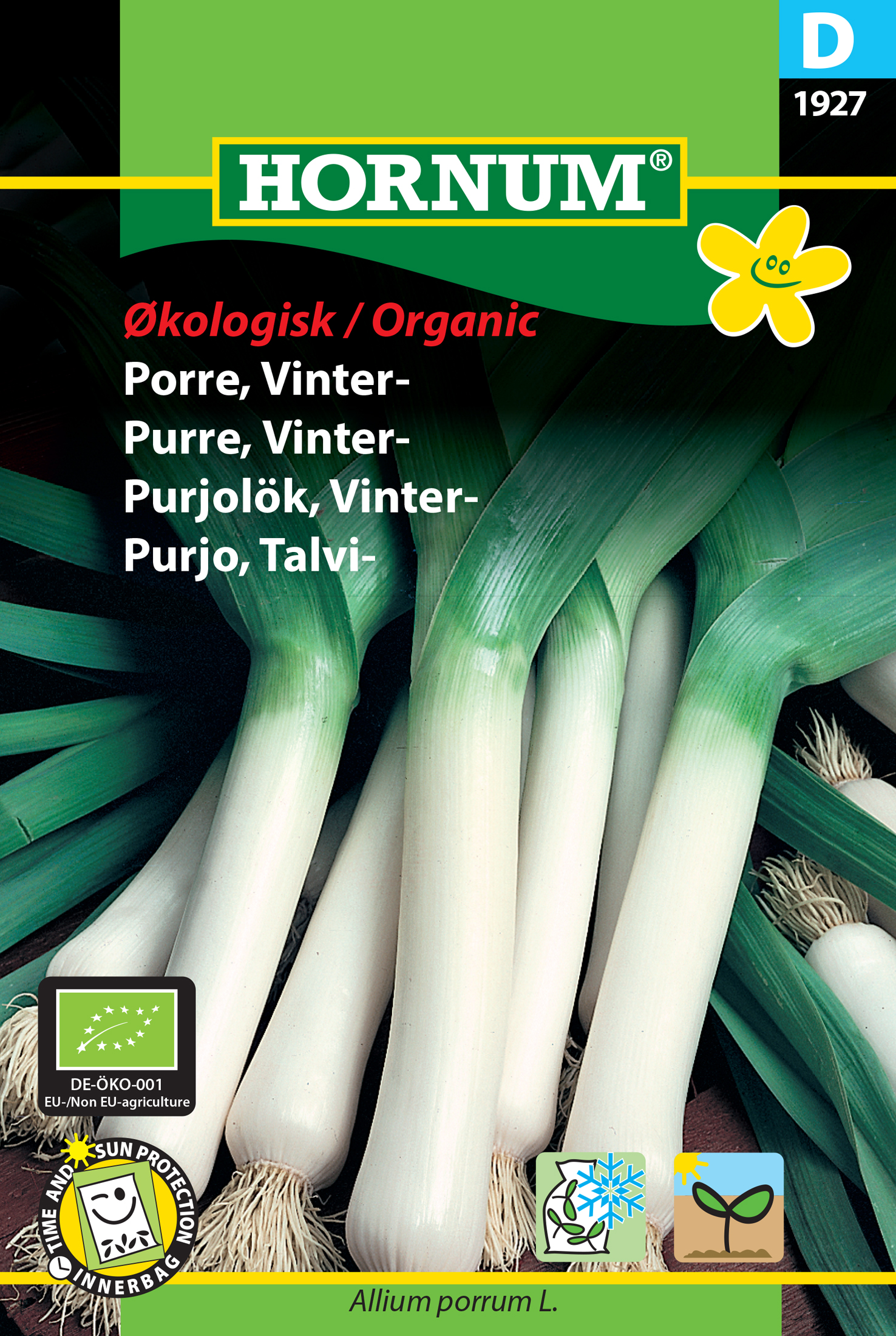 Fræ Blaðlaukur Allium porrum Herbstriesen lífrænt