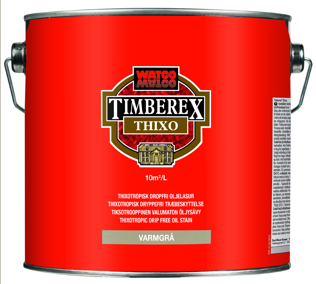 Timberex Thixo viðarvörn varmgra 2,5 ltr