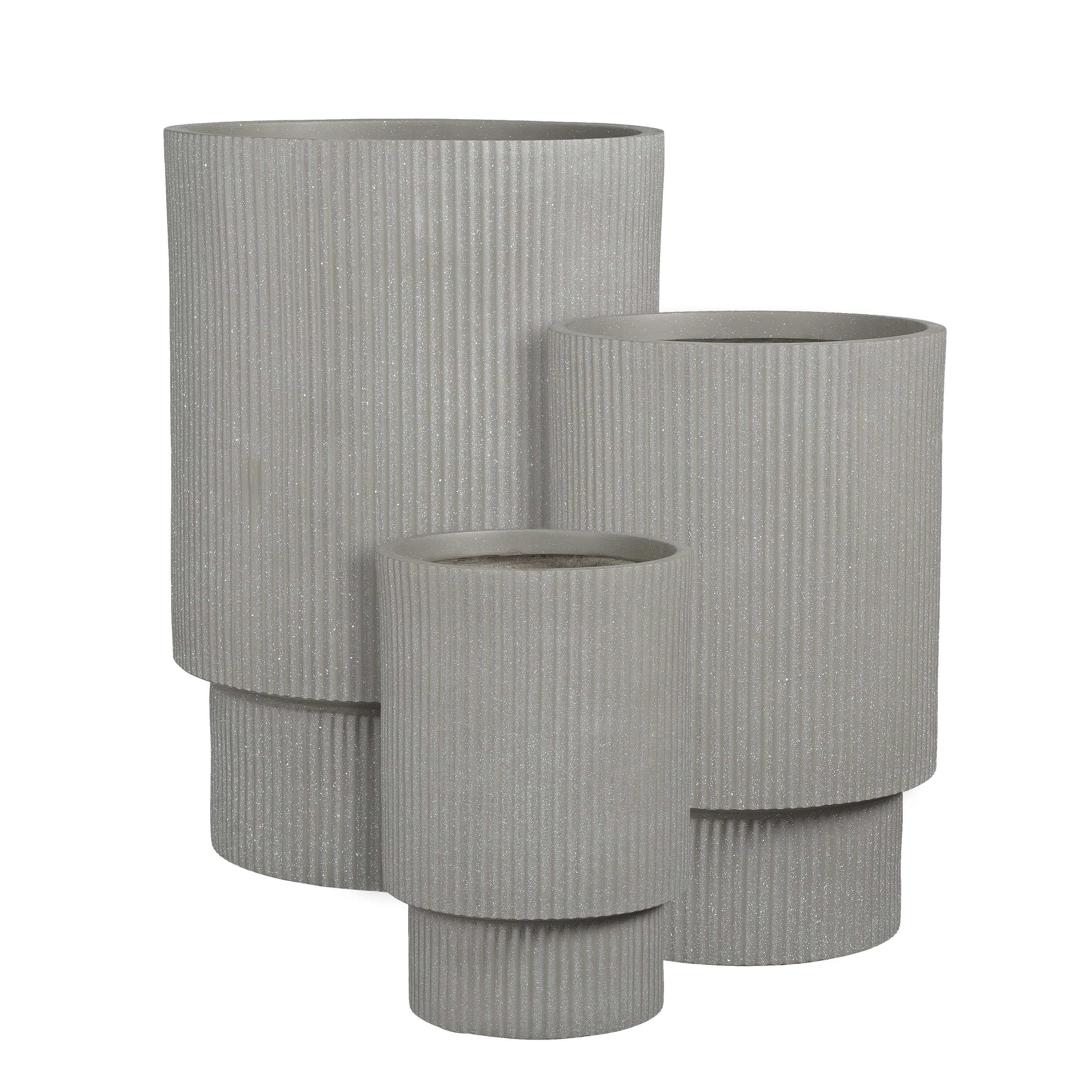 Pottur Quito 30*h47cm grár