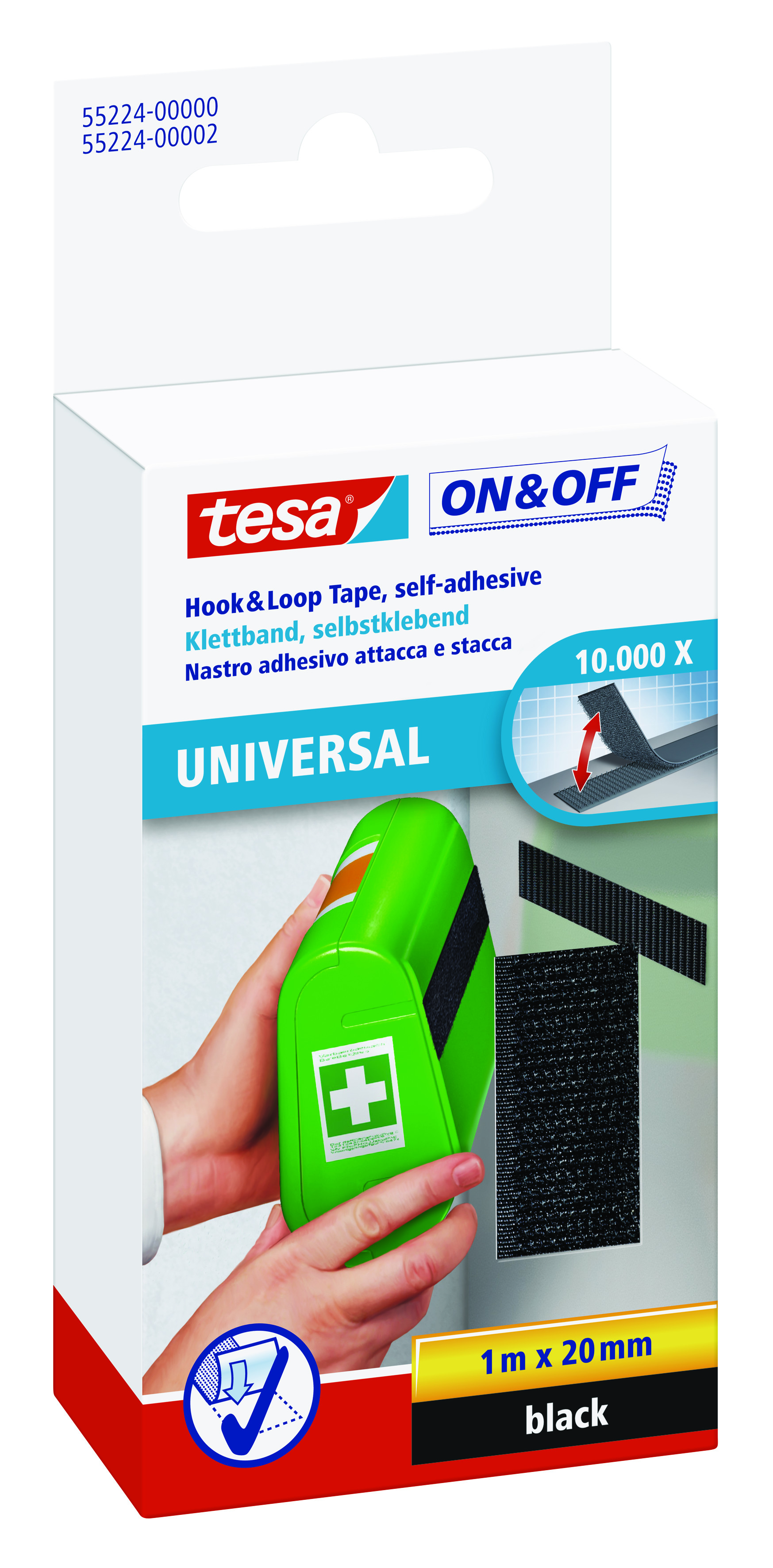 FRANSKUR RENNILÁS Á 20MM*1M SVART