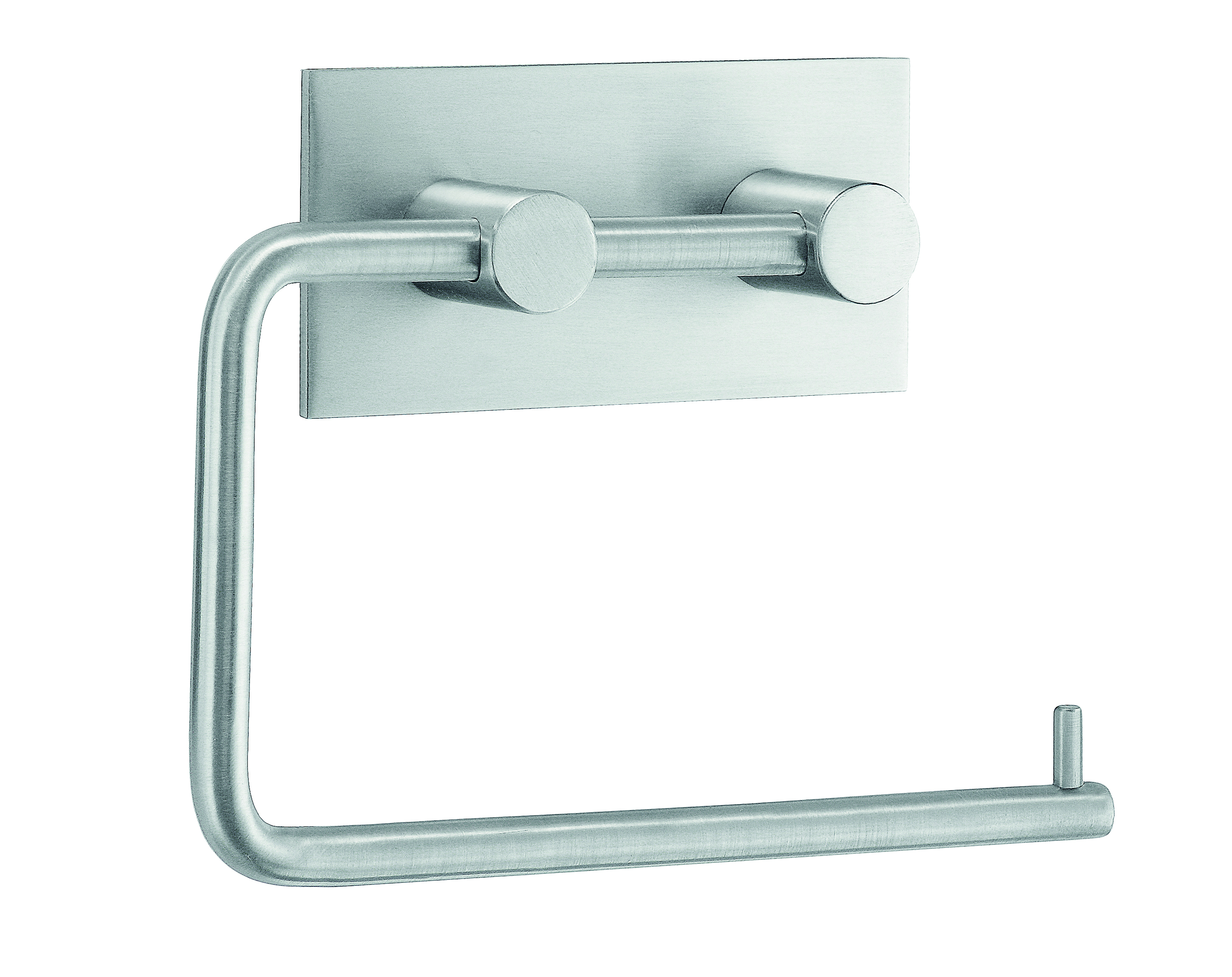 WC Rúlluhaldar kantaður, burstað stál