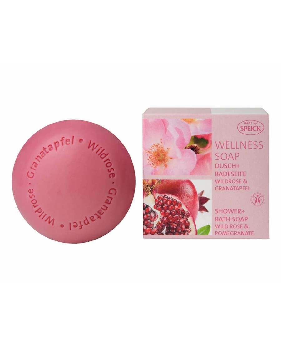 Speick/Melos baðsápa  Wild Rose & Pomegranate 200g
