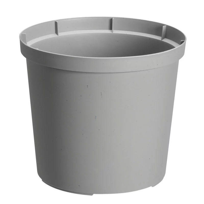 Plastpottur 18cm grár