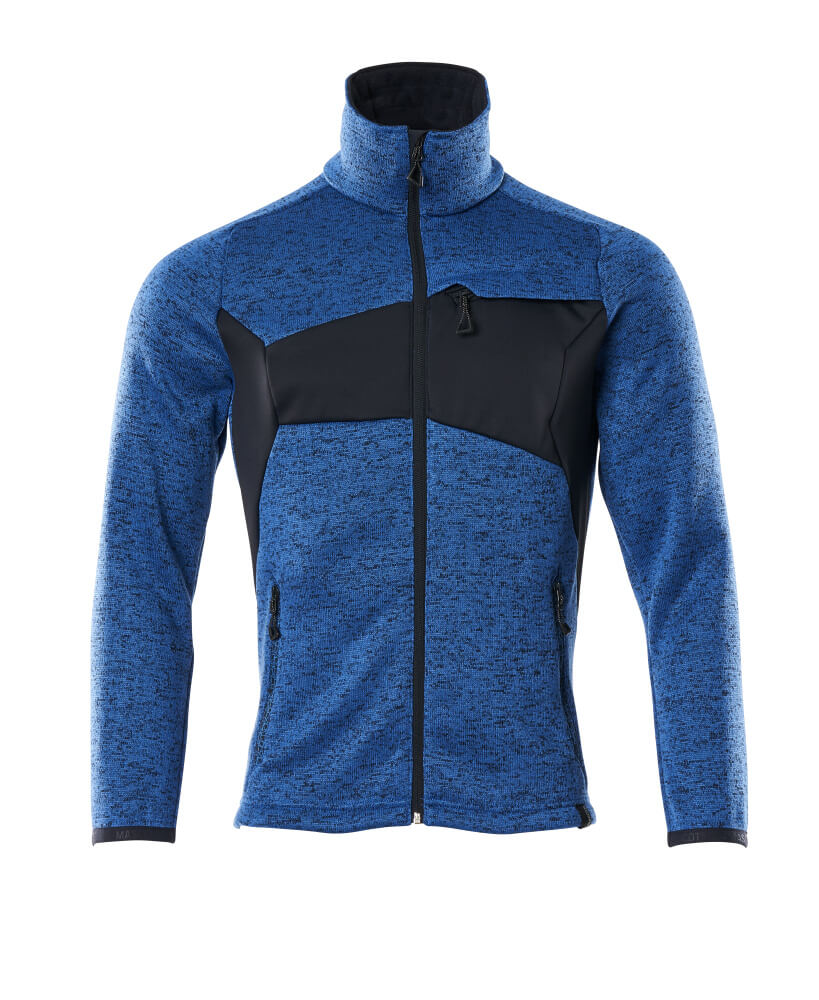 Prjónapeysa m.rennilás M