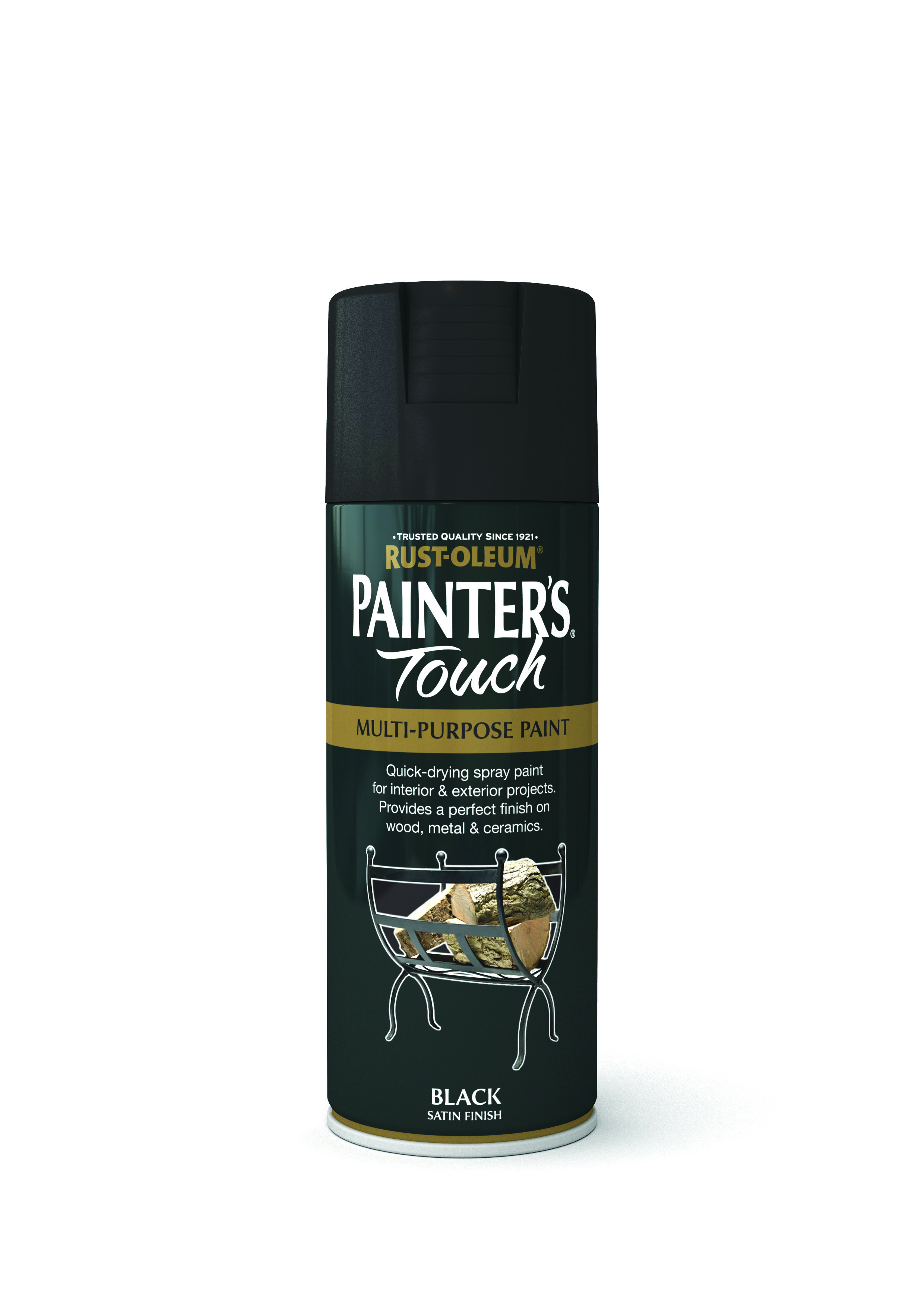 Rust-Oleum Painter´s Touch svart hálfmatt 400 ml