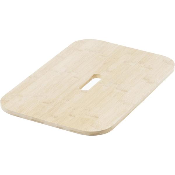 Krossviðarlok á sorpflokkunartunnu