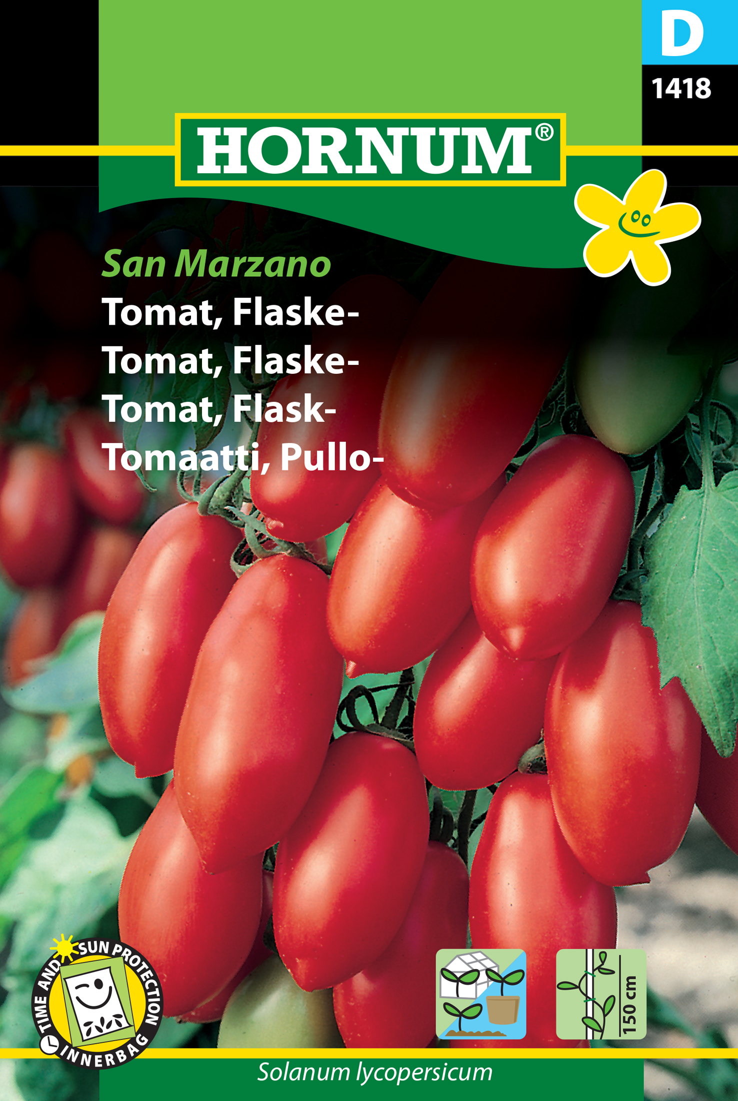 Fræ Tómatar Solanum lycopersicum San Marzano