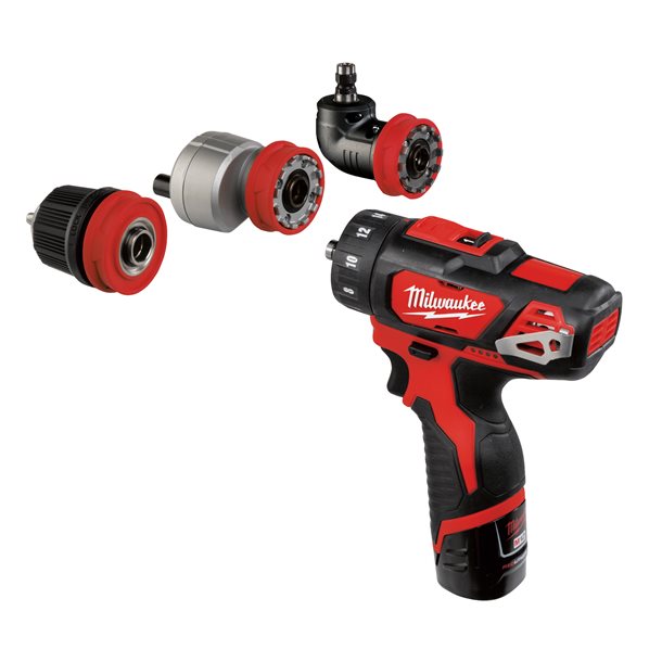 BORVÉL 12V MILWAUKEE  M12 BDDXKIT-202C