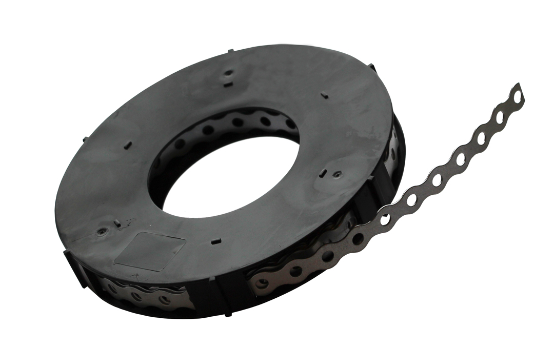 GATABAND  0,7X12MM 10M Á RÚLLU G (BYLGJÓTT) -BANW071210