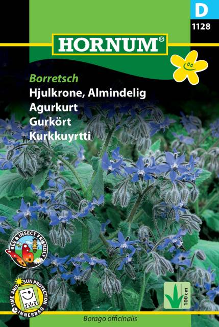 Fræ Hjólakróna Borago officinalis Borretsch