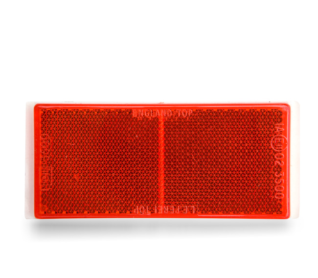 Glitauga rautt 94X44mm með límborða