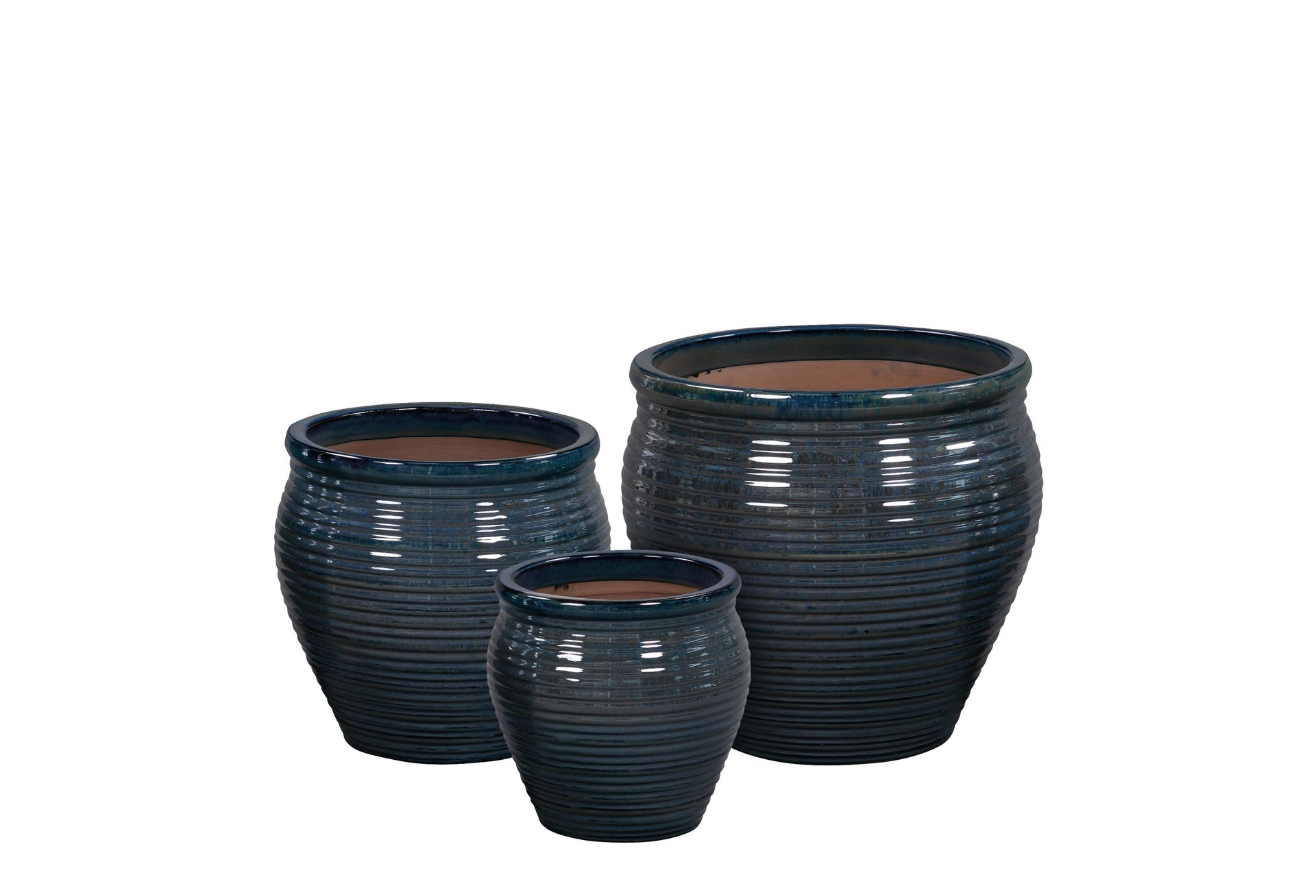 Pottur Monica 40*h37cm blár