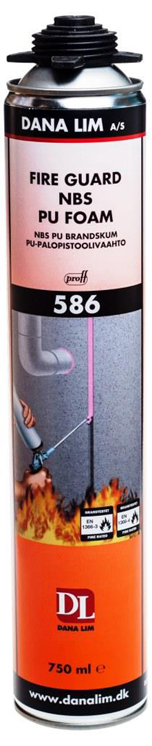 FRAUÐ 586 750ML DANALIM ELDARVARNARFRAUÐ Í BYSSU