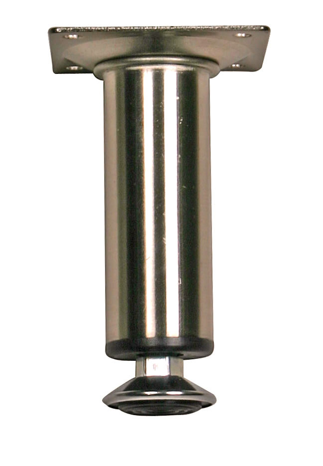 Borðfótur 10 cm matt nikkel