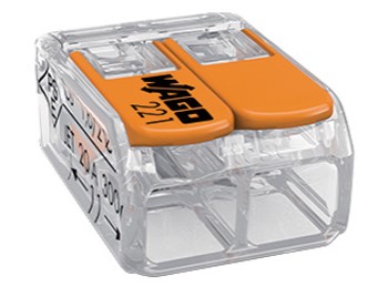 TENGI WAGO SMELLT 2F 221-412  0,14-4mm² - MJÚKUR/STÍFUR 5/PK