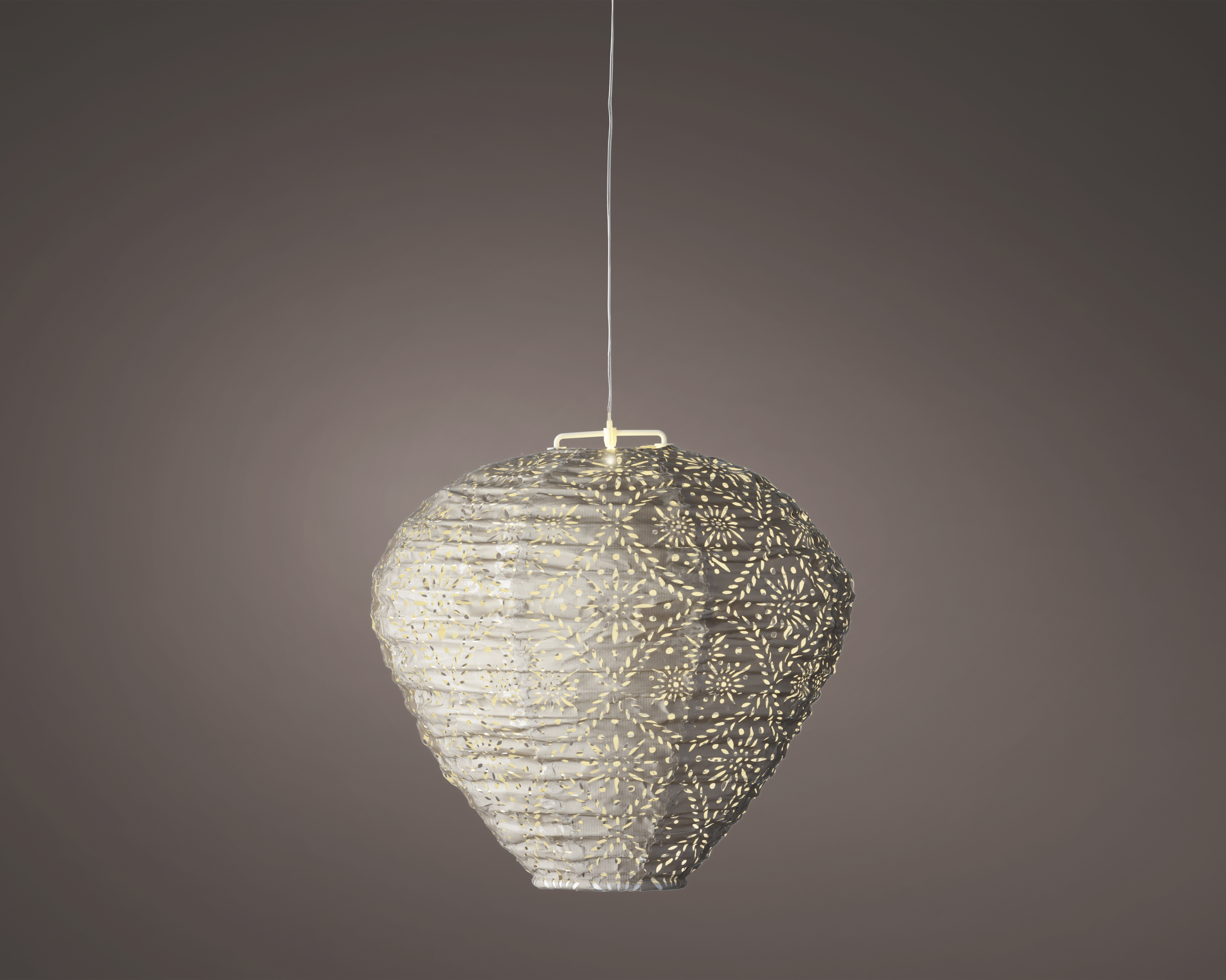 Sólarlukt hangandi brúnn 30*h28cm