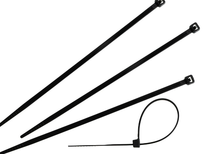 DRAGBIND.JSS+200X4,6 100STK SVÖRT PA66, þolir -40 til +85°C