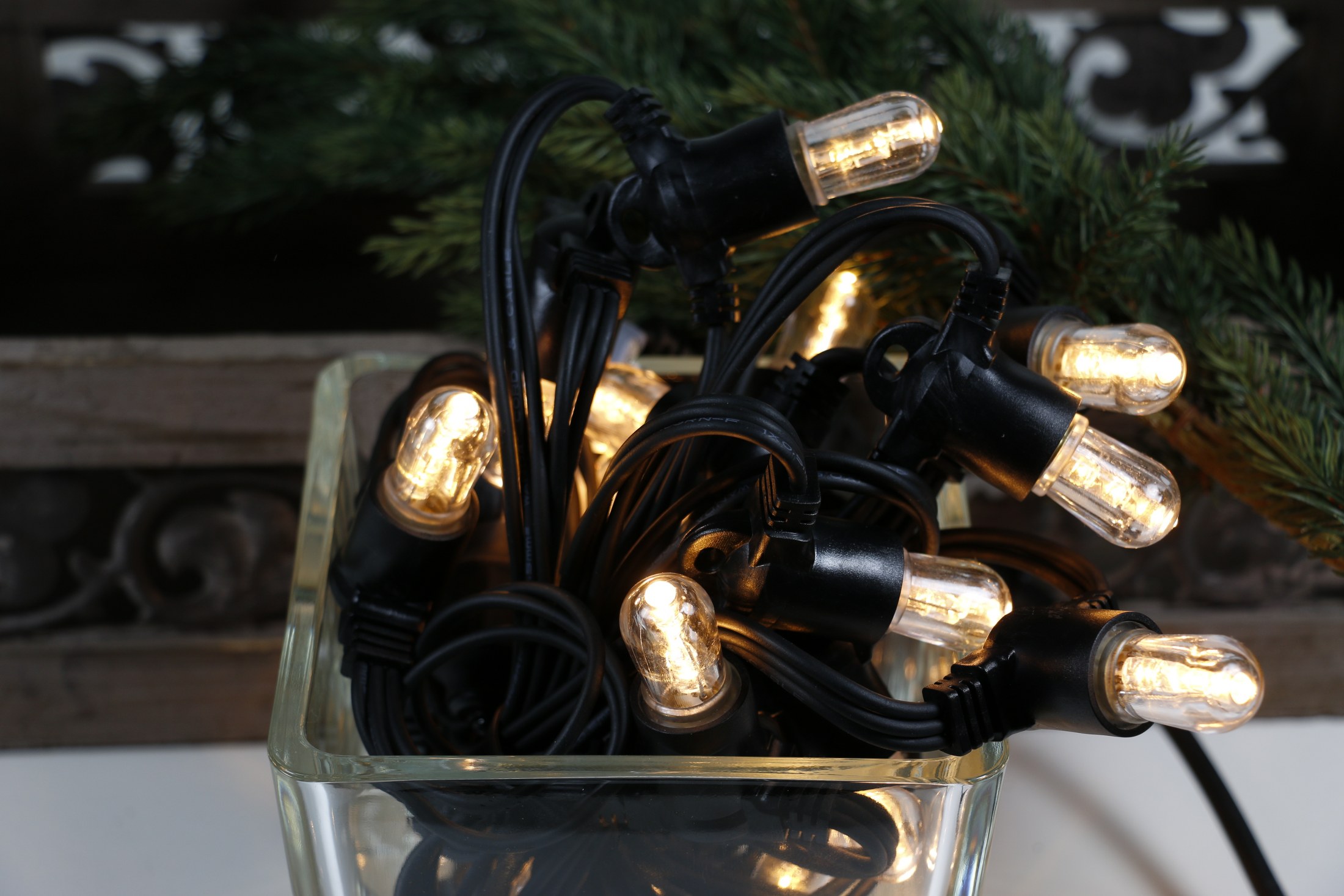 Útisería Frost Partý 20 LED hlý hvítt samtengjanleg