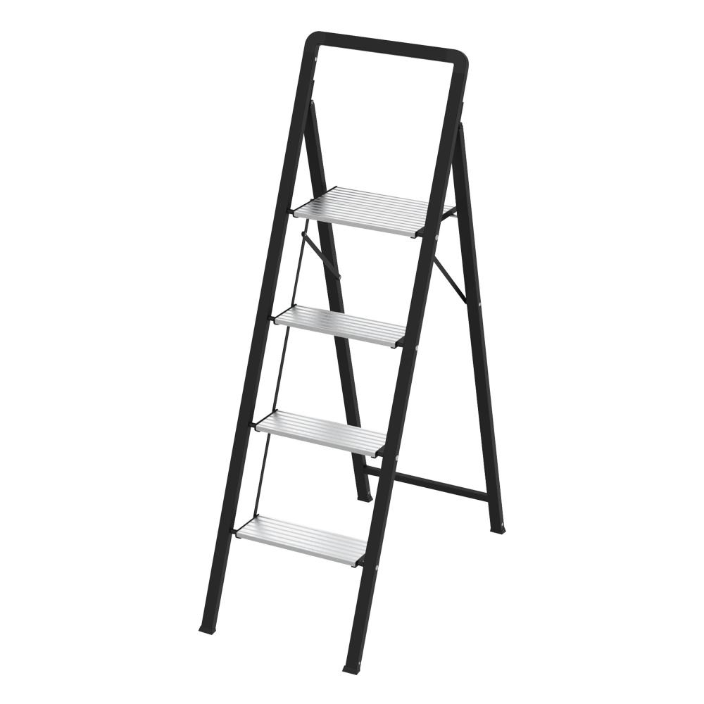 Trappa 4 þrep Svört