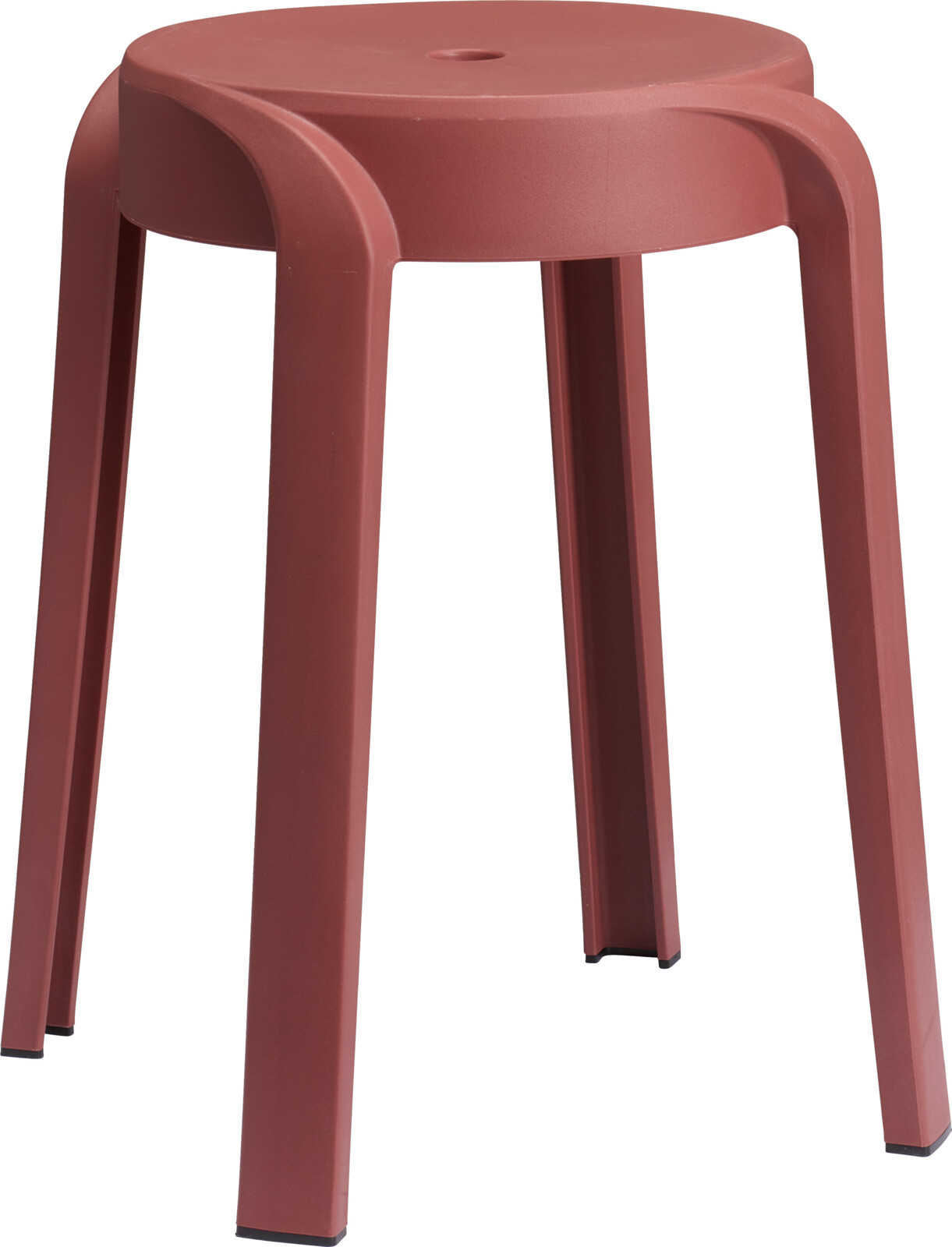 Kollur úti 34x45cm plast vínrauður