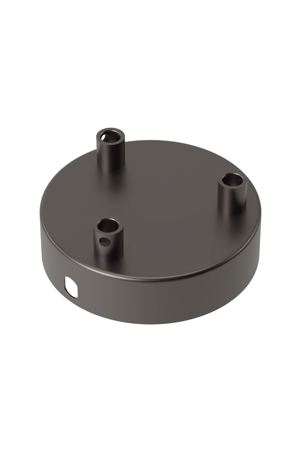 CLX Baldakinn metal 100mm, 3 úttök, perlusvart matt