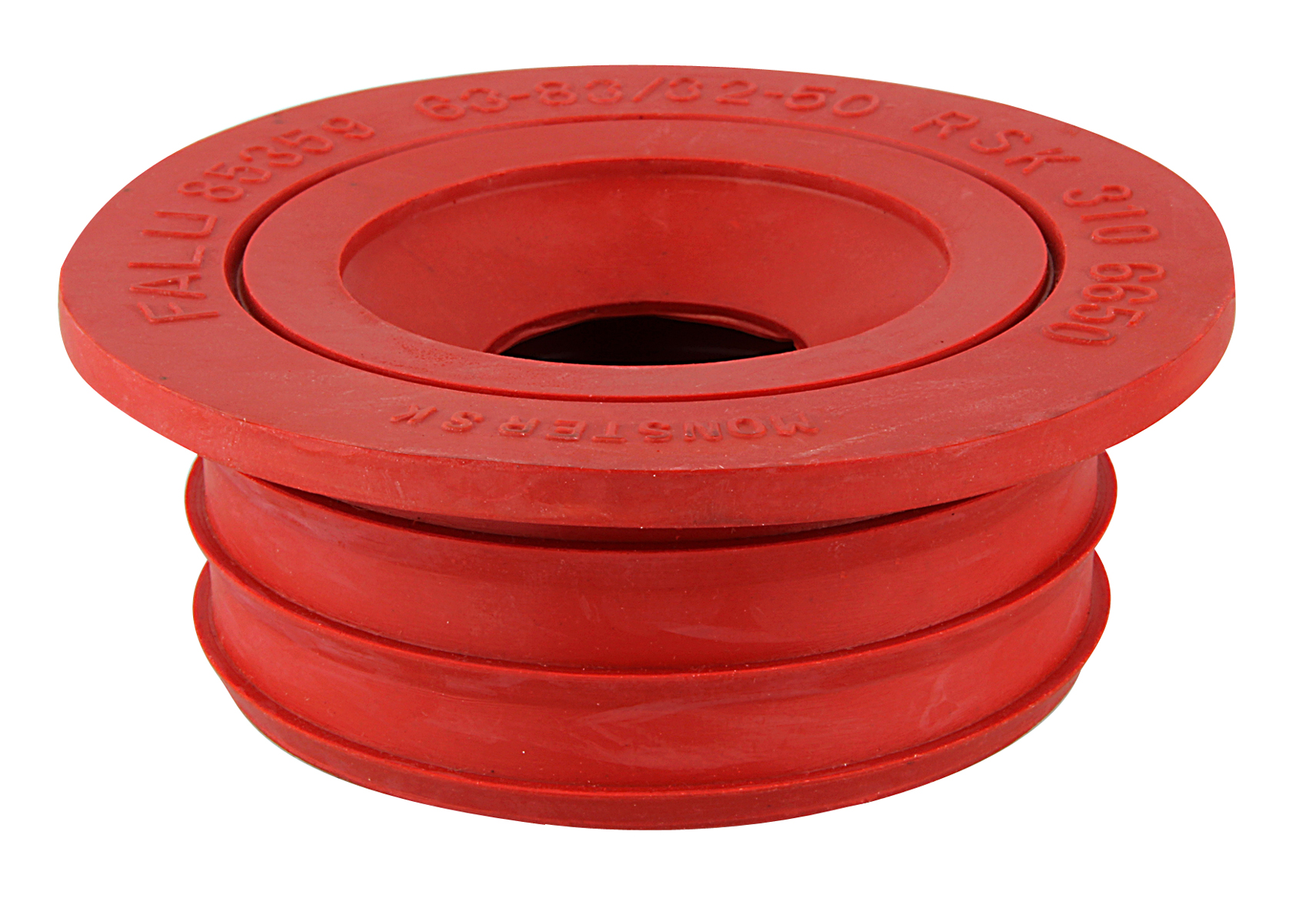 Gúmmínippill 83/32-50 Rauður