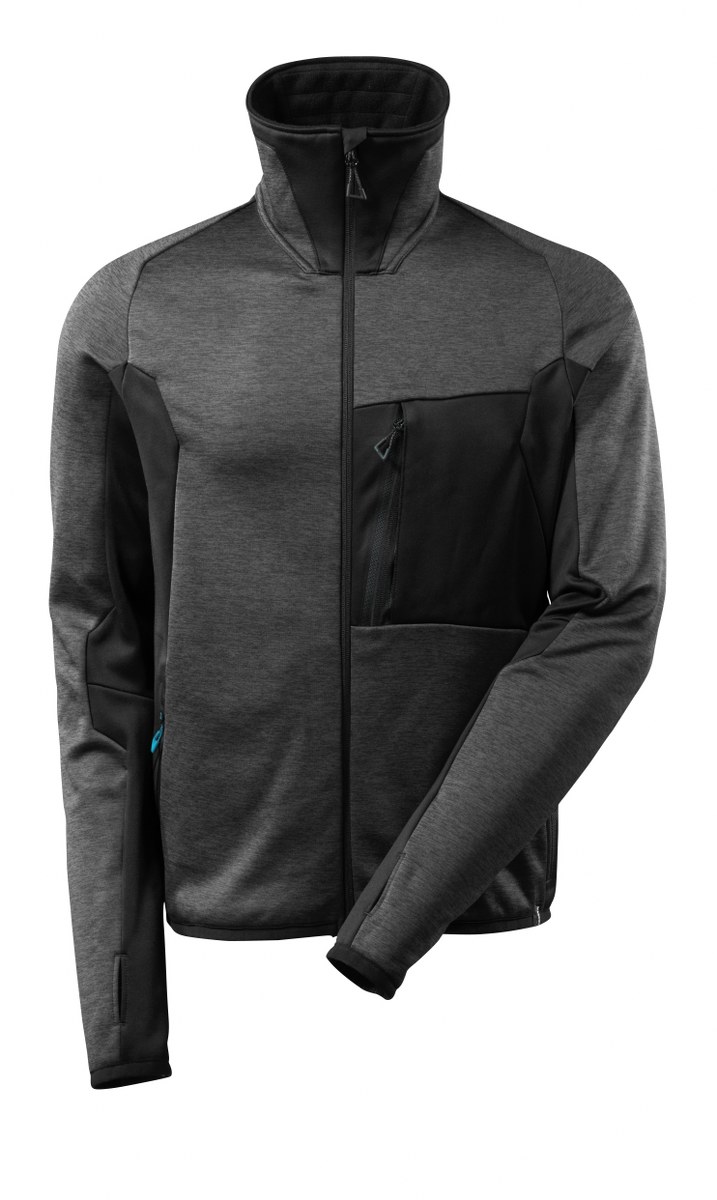 Microflís svartur M