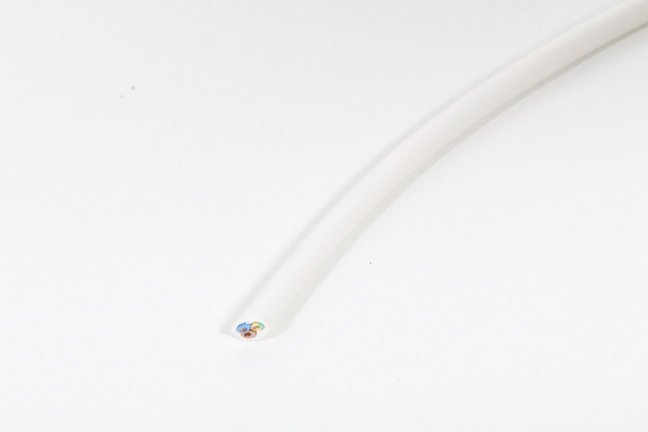 TÆKJASN.H05VV-F HVÍT 3G1,0MM2.100M, HVÍT TÆKJASNÚRA