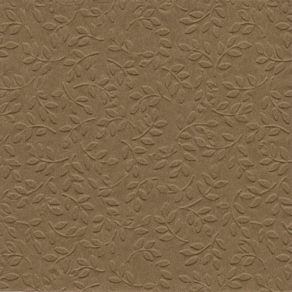 Servíettur Leaves 33*33cm 16stk ljós brúnar