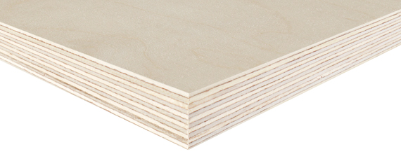 Birkikrossviður 122X250 cm, 12mm Vatnslímdur BB/WG