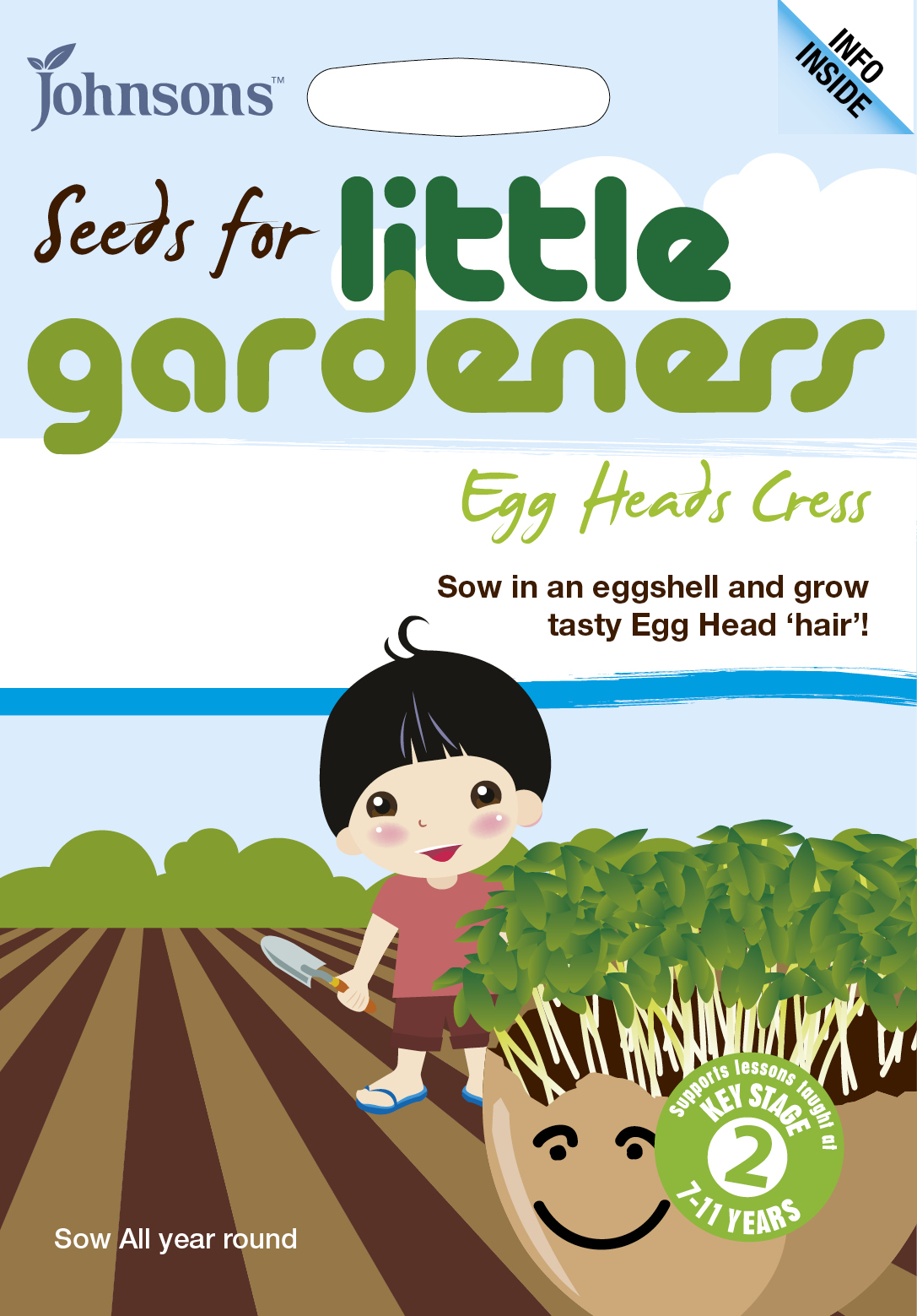 Fræ Cress Egg Heads