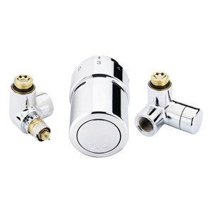 HANDK/OFN  RETÚRKRANI1/2 KRÓM VINSTRI SETT - DANFOSS