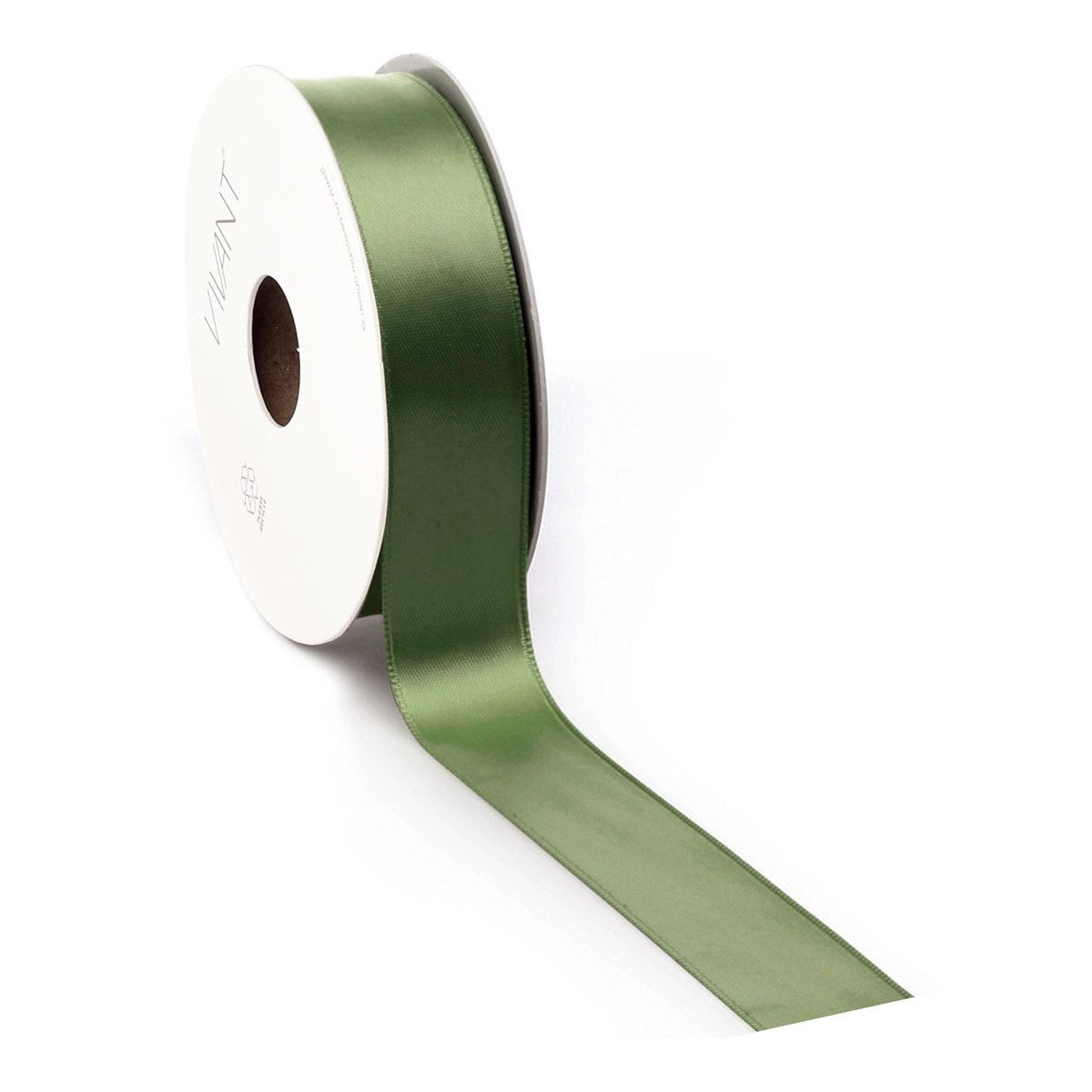 Borði 25m Satin 25mm moss