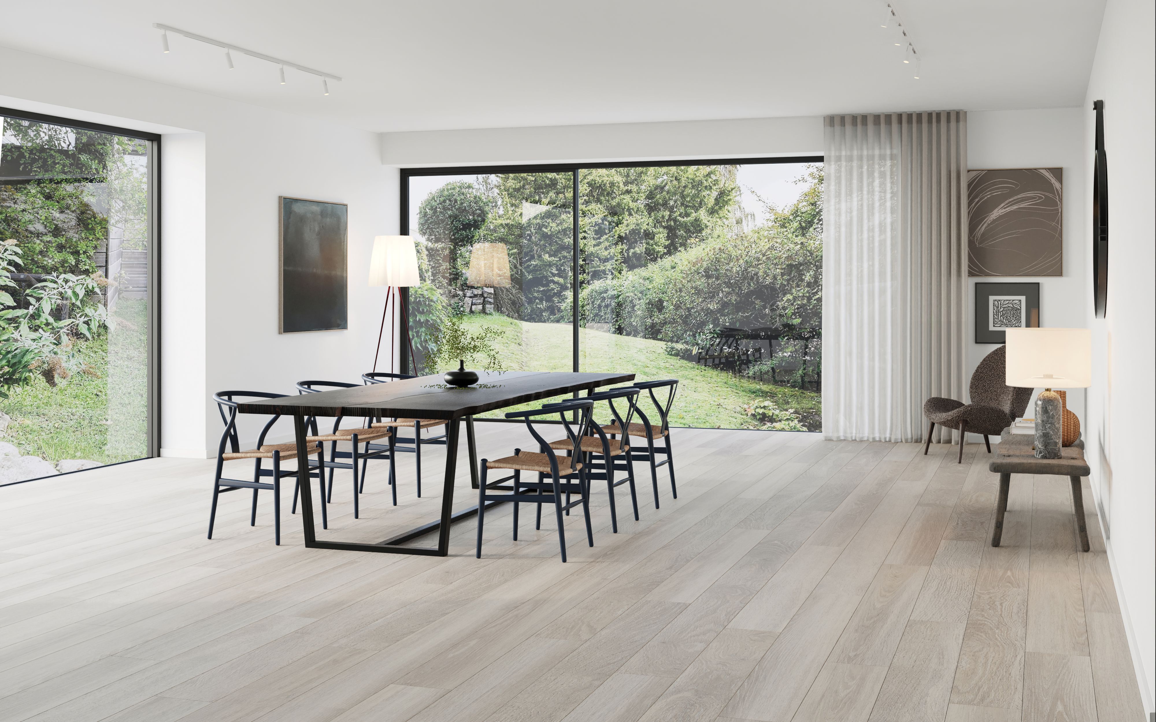 Vinylparket Bastion Eik Kalk  5,2 x 220 x 1828 mm