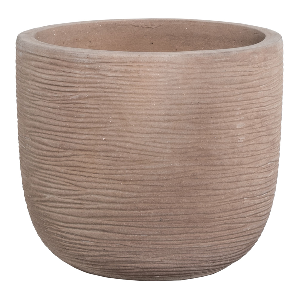 Pottur Socmin 13*h11cm mocca terra