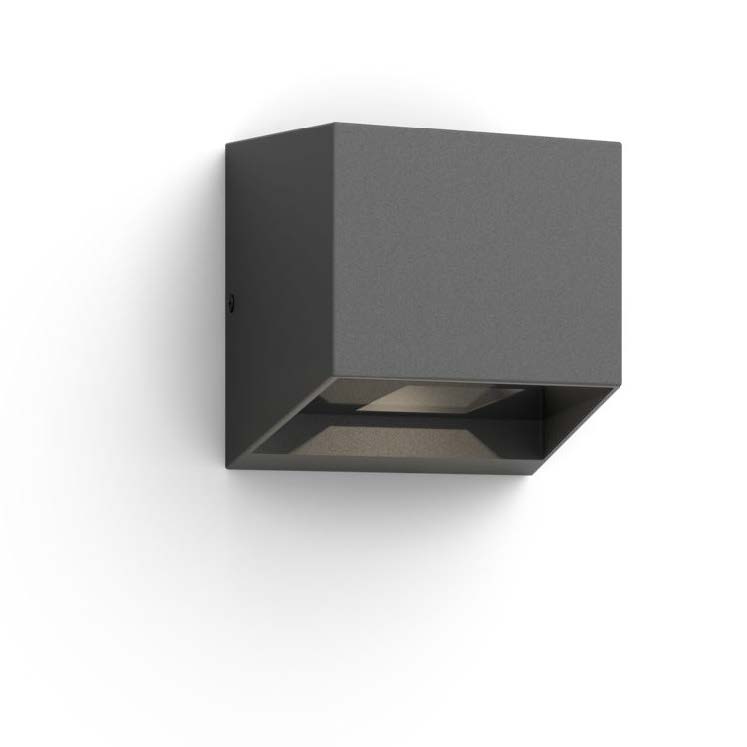 Alix Veggljós Veggljós Anthracite 4,3W 2700K 800lm IP44